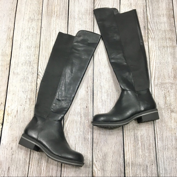 Madden Girl Shoes - {madden girl} Black Lasso Knee High Boots
